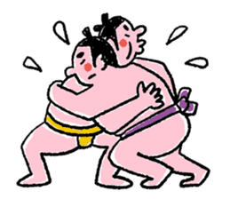 Sumo Wrestler Sticker sticker #2056198