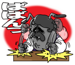 Yattaa! A cherf guard dog from Japan! sticker #2056463