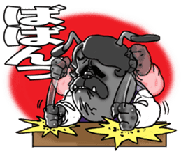 Yattaa! A cherf guard dog from Japan! sticker #2056463