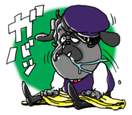 Yattaa! A cherf guard dog from Japan! sticker #2056469