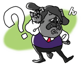 Yattaa! A cherf guard dog from Japan! sticker #2056475