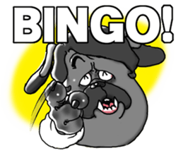 Yattaa! A cherf guard dog from Japan! sticker #2056477