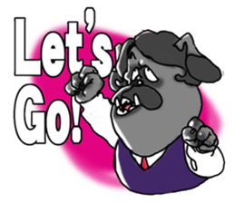 Yattaa! A cherf guard dog from Japan! sticker #2056480