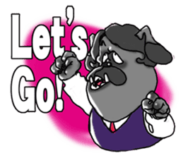 Yattaa! A cherf guard dog from Japan! sticker #2056480