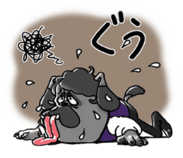 Yattaa! A cherf guard dog from Japan! sticker #2056487