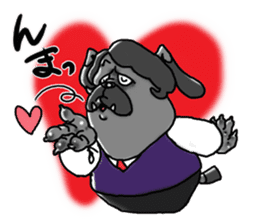 Yattaa! A cherf guard dog from Japan! sticker #2056489