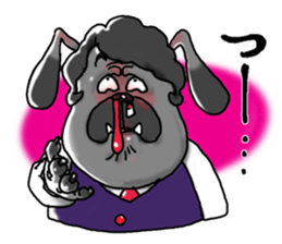 Yattaa! A cherf guard dog from Japan! sticker #2056490