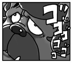 Yattaa! A cherf guard dog from Japan! sticker #2056492