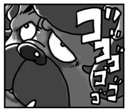 Yattaa! A cherf guard dog from Japan! sticker #2056492