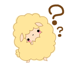 Cute Ms.Sheep sticker #2056618