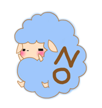 Cute Ms.Sheep sticker #2056623