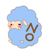 Cute Ms.Sheep sticker #2056623