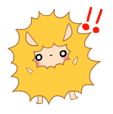 Cute Ms.Sheep sticker #2056624