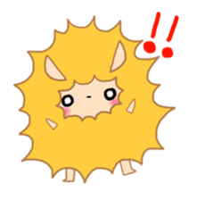 Cute Ms.Sheep sticker #2056624