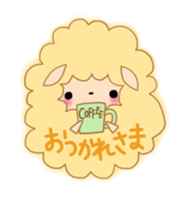Cute Ms.Sheep sticker #2056625