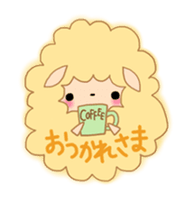 Cute Ms.Sheep sticker #2056625