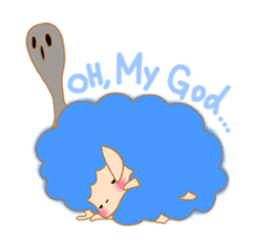 Cute Ms.Sheep sticker #2056628