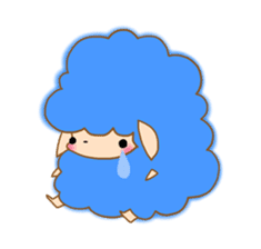 Cute Ms.Sheep sticker #2056643