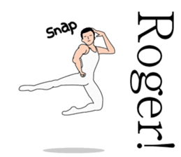 Dancing fellows sticker #2057016