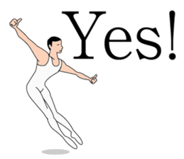 Dancing fellows sticker #2057031