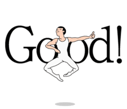 Dancing fellows sticker #2057050