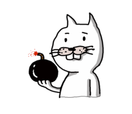 Cat sometimes chick sticker #2057306