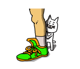 Cat sometimes chick sticker #2057308