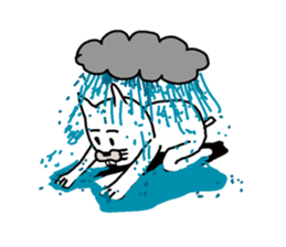 Cat sometimes chick sticker #2057310