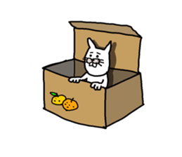 Cat sometimes chick sticker #2057312