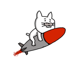 Cat sometimes chick sticker #2057314