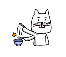 Cat sometimes chick sticker #2057316