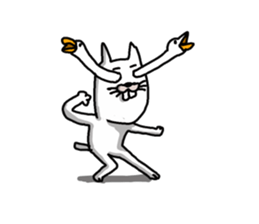 Cat sometimes chick sticker #2057323