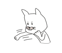 Cat sometimes chick sticker #2057326