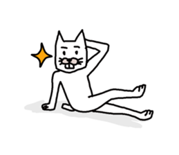 Cat sometimes chick sticker #2057328