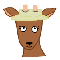 Miss Deer sticker #2057418