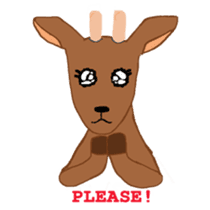 Miss Deer sticker #2057430