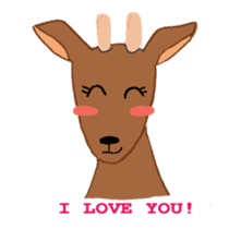 Miss Deer sticker #2057431