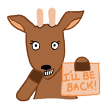 Miss Deer sticker #2057432