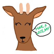 Miss Deer sticker #2057434