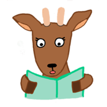 Miss Deer sticker #2057447