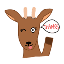 Miss Deer sticker #2057450