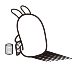 The rabbit of gay sticker #2057852