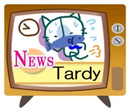 News cat (English version) sticker #2058215