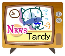 News cat (English version) sticker #2058215