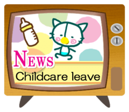 News cat (English version) sticker #2058220