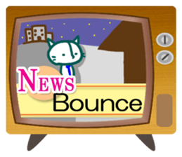 News cat (English version) sticker #2058247