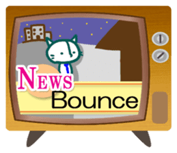 News cat (English version) sticker #2058247