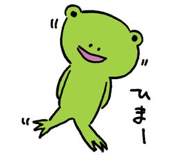 Fun FX trade with pretty Frog and Cat<1> sticker #2058699