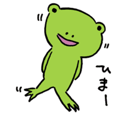 Fun FX trade with pretty Frog and Cat<1> sticker #2058699