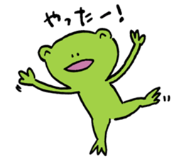 Fun FX trade with pretty Frog and Cat<1> sticker #2058706